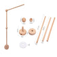 Crib Wooden Mobile Felt Bear Musical Newborn Sensory Toys