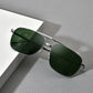 Sunglasses Polarized Titanium Folding Square Frame Ultralight Travel Eyewear Summer 2026 UV Protection
