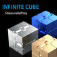 Metal Magic Cube Stress Relief Toy Travel-Friendly Puzzle Focus