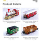 Top-Grade Remote Control Motor-Driven Train Kit - Creative Christmas Gift for Kids, Fun Train Toy with Music and Lights