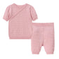 Plaid Grid, Floral, 100% Cotton, Summer Casual Wear – Plush Unisex Kids’ Matching Outfits
