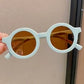 Kids Sunglasses Round Frame Anti-UV400 for 1-7 Year Olds, Children's Sun Protection, Trendy Design