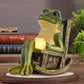 Indoor Outdoor Decorative Ornament Gift 2026 – Solar Powered Mini Frog Garden Statue with LED Light