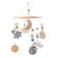 Mobile Baby Wooden Crib Hanging Toy Newborn Nursery Fall 2025 Soothing Music Developmental Gift