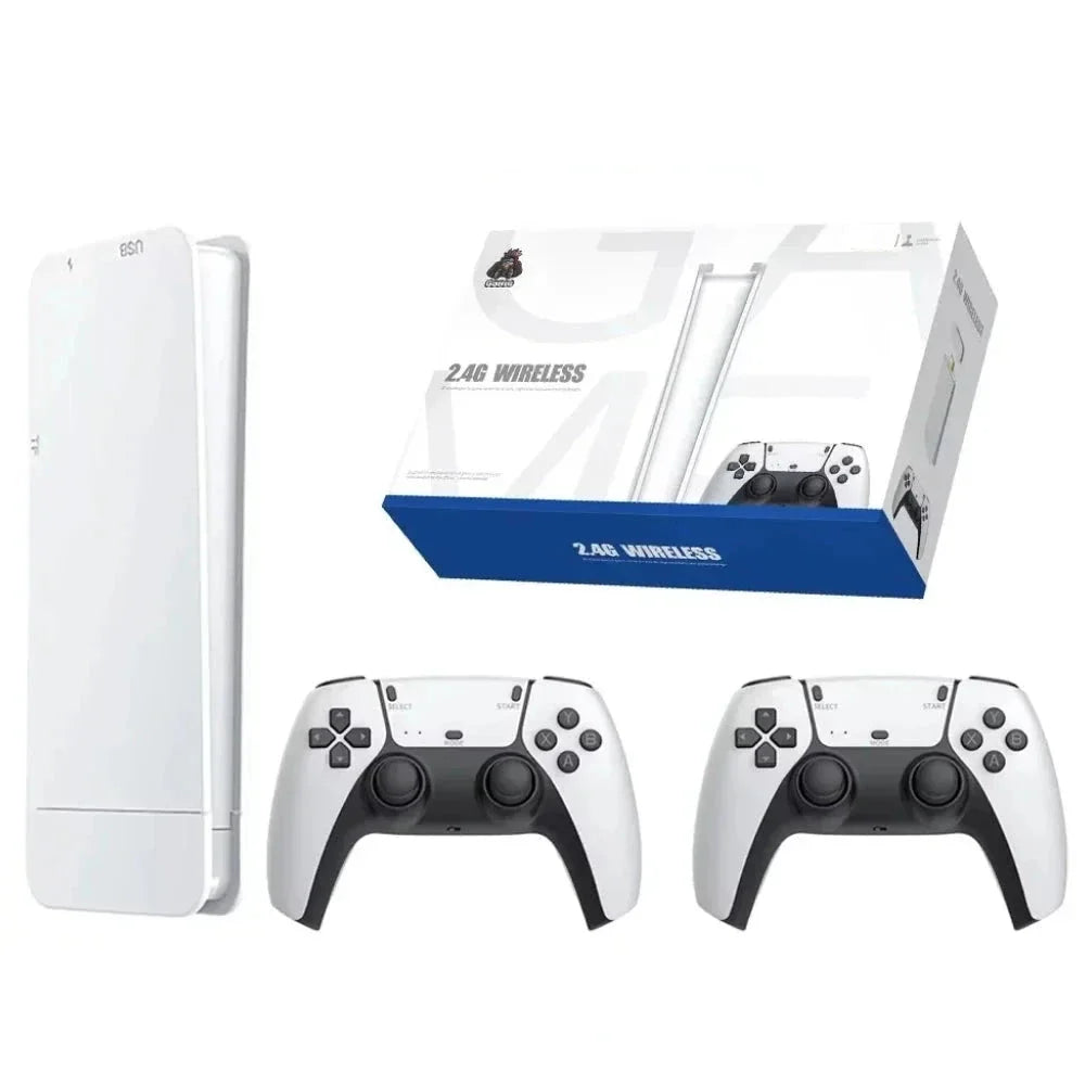 Mini Retro Game Console with 20,000 Timeless Games - 4K HD Output, Dual Cordless Controllers