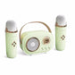 Karaoke Travel-Friendly Bluetooth Speaker With Microphone Mini FM Radio Back To School 2025 Gift Idea