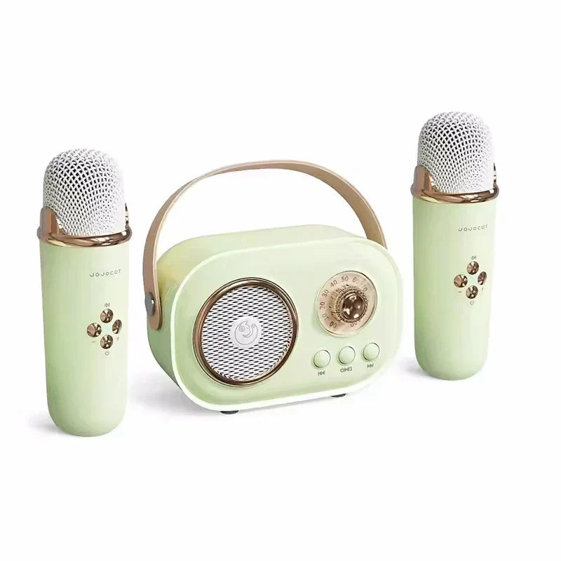 Karaoke Travel-Friendly Bluetooth Speaker With Microphone Mini FM Radio Back To School 2025 Gift Idea