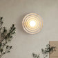 Wabi Japandi Sabi Round Wall Sconce Japanese Minimal LED Light