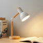 Eye Protection Compact Table Lamp - Cute Macaron Wood Desk Lamp for Bedroom No Bulb