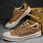 Sturdy men's outdoor sneakers - anti-slip wear-resistant fabric upper, for hiking and casual everyday