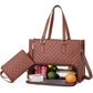 Lunch Insulated Bag Black Shoulder Laptop Bag 2-in-1 Large Capacity Back to School 2026 Gift