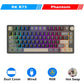 Keyboard Mechanical R75 Gasket 80Key RGB Hot Swap Spanish