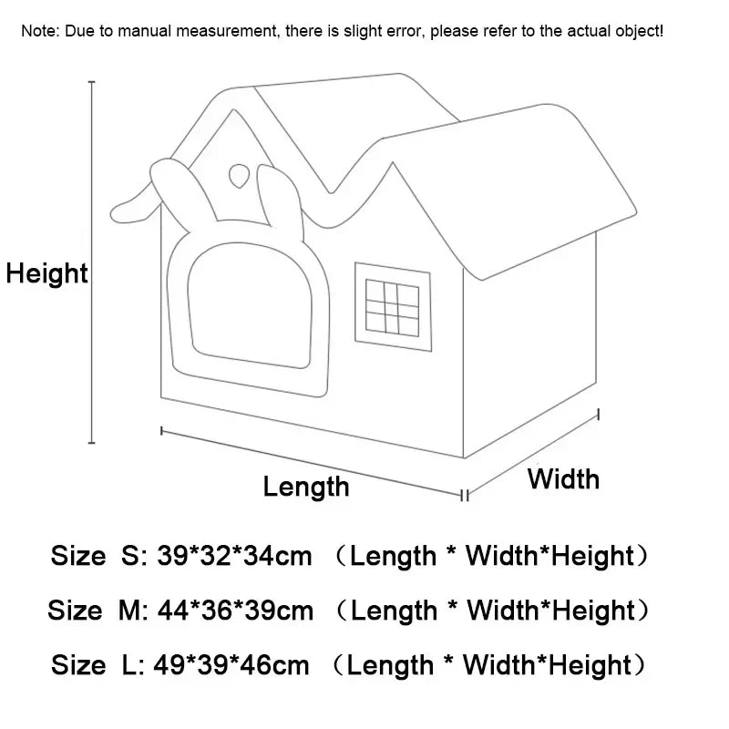 Cat Bed Foldable Cave House Plush Kennel Winter 2025 Cozy Washable Hideaway For Compact Dogs And Cats