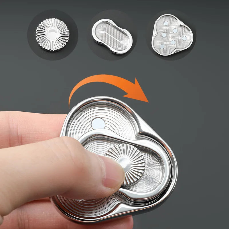 Spinner Fidget Coin Metal Triangle EDC Hand Toy for Decompression TikTok Viral Fall 2026 Gift
