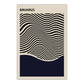 Contemporary Bauhaus Patterned Wall Art Prints Three Piece Kit