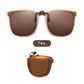On Clip Sunglasses Foldable Oversized Square Flip Up UV400 Polarized Sunglasses Summer 2026 Trend Gift