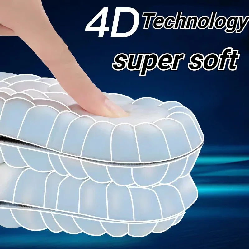 Ultra Plush Orthopedic Insoles For Running Shoes, Arch Support, Back To School 2025 Comfort – 4D Massage Insoles