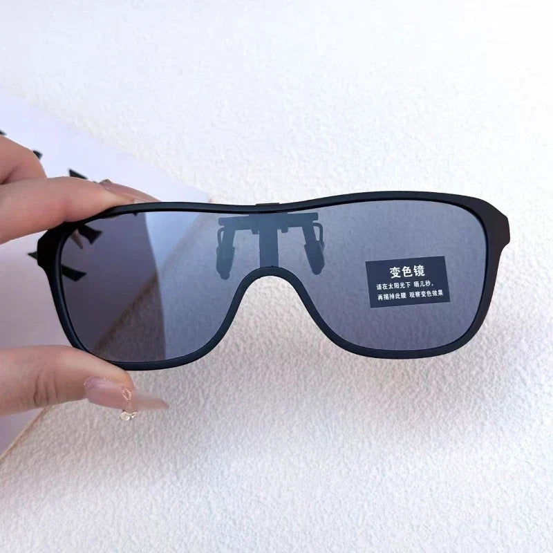 Clip2026 Edition On Sunglasses Polarized Flip Up Driving Glasses Mirror Lens Outdoor UV Protection Summer