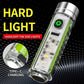 USB C Battery-Powered LED MINI Keychain Flashlight with Magnet for Camping and Emergencies