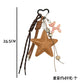 Leather Y2K Star Keychain Dachshund Bag Charm Anti Lost