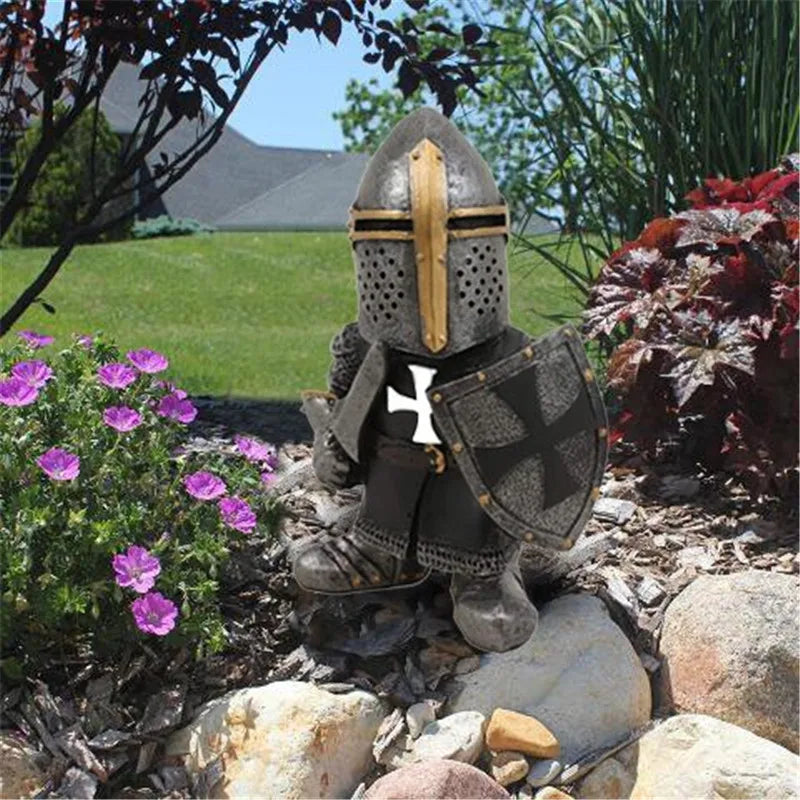 Knight Garden Statue Kit Medieval Garden Decor Gnomes Collection Autumn 2026 Trend