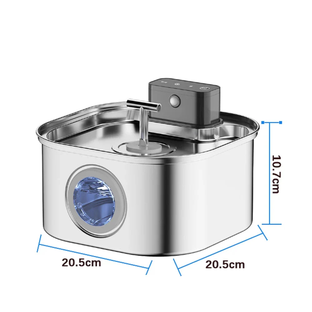 Cat Water Fountain Stainless Steel Cordless 3.2L Auto Dispenser Fall 2026 Keeps Pets Hydrated