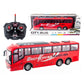 Remote Control Motor-Driven Tour Bus - Scale RC Vehicle with Lights for Kids, School & City Fun