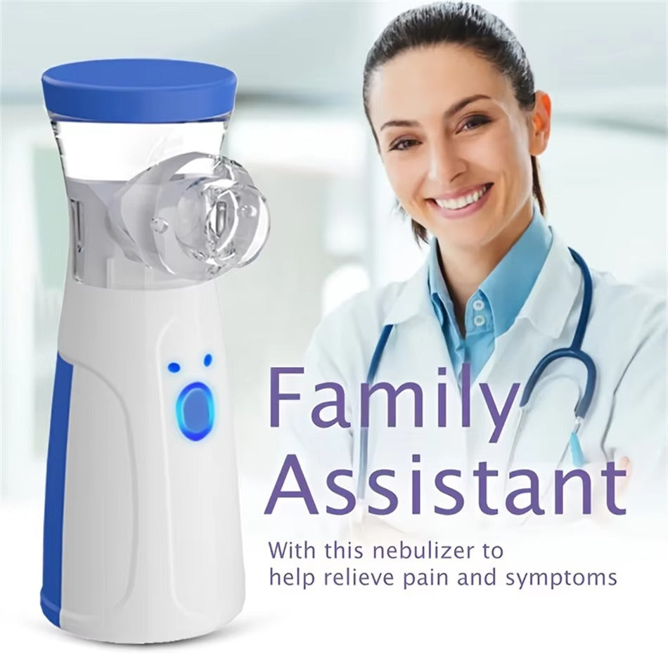 Nebulizer2025 Edition Travel-Friendly Mini Mesh Nebulizer For Adults And Kids Quiet On The Go Inhaler Back To School
