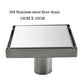 Floor Drain Invisible Square Shower Drain Anti Odor Stainless Steel Simple Clean 2026 Household Renovation Trend