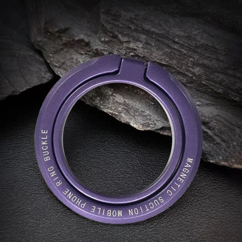 iPhone Magnetic Ring Holder - Foldable Grip Stand & Accessories for Mobile Support