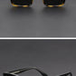 mirror lens, anti-mist outdoor driving shades, wide coverage – Men's square frame sunglasses UV400
