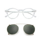 Clip2026 Edition On Sunglasses Retro Round Frames Anti Blue Light Polarizing Clip Ons Summer