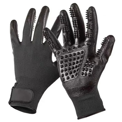 Grooming Pet Gloves Teal Rubber Bath Gloves Spring 2026 Hair Removal Non Slip Gentle Massage