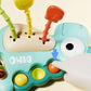 Dinosaur Montessori Pull Toy Newborn Sensory Toys Teether