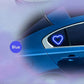 Window Car Neon Light Heart Shaped LED Interior Lamp TikTok Viral Fall 2026 Solar Powered Wiring Free