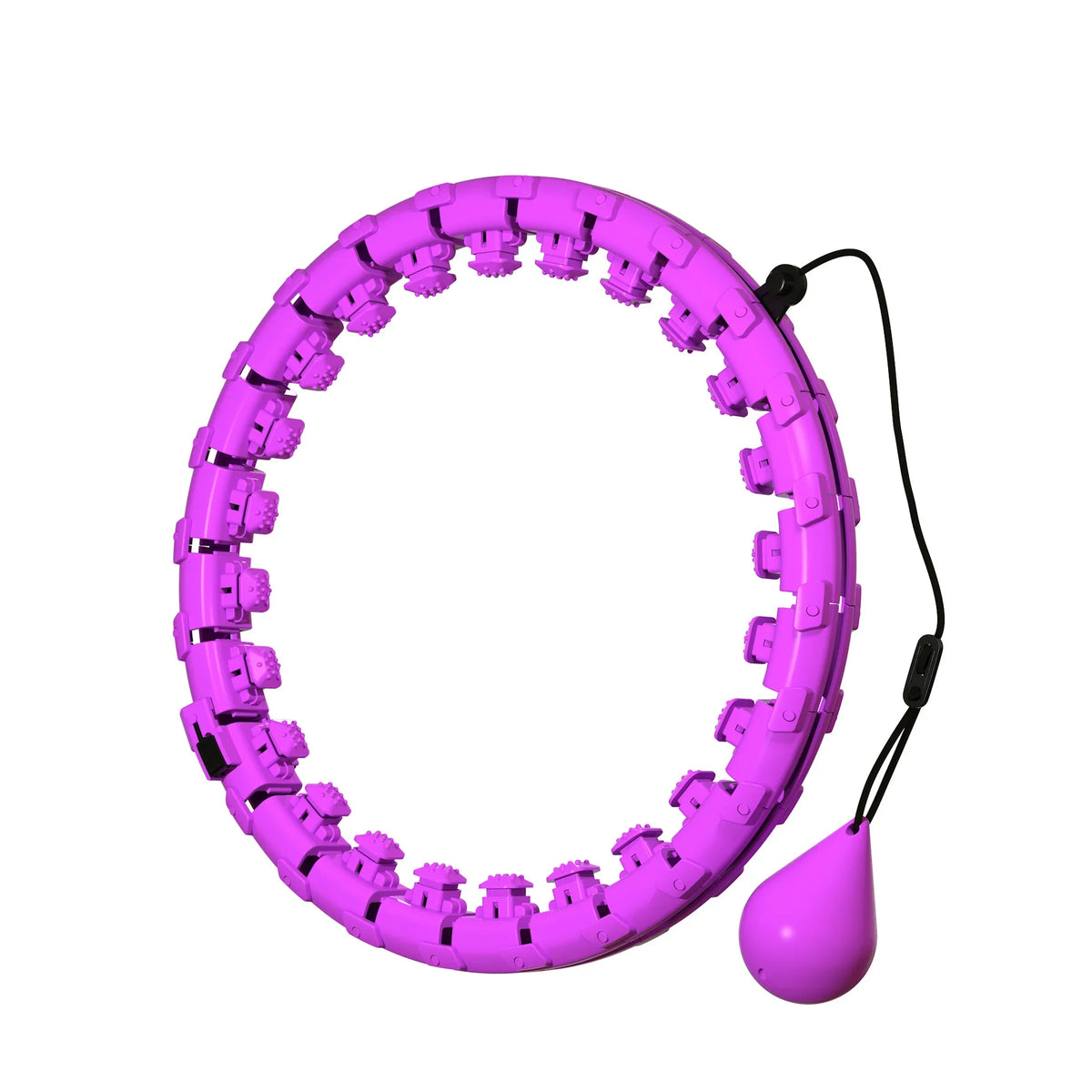 Waist Massager Weight Loss Cardio Training 2026 – Smart Flexible Fitness Hula Hoop 24-Section
