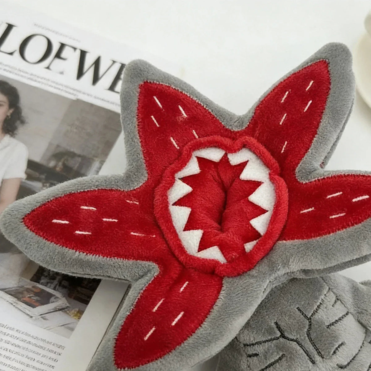 Demogorgon Plush Toy Gray Plush Monster Doll Halloween 2026 Gift-Ready For Kids