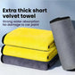 Car Microfiber Towels Double Layer Detailing Cloth Fall 2025 Plush Highly Absorbent Drying Towel