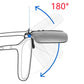 Clip-On2026 Edition Sunglasses Polarized UV400 Night Vision Driving Glasses Square Clip-Ons Anti-Glare Vintage Style