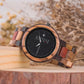 Couple Wooden Watches Handmade Quartz Date Unisex Display