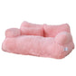 Deluxe Cat Bed Sofa - Winter Warm Plush Nest for Compact Medium Dogs and Cats