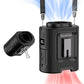 5000mAh Travel-Friendly Waist Fan - 4 Speeds Neck Fan for Outdoor Travel