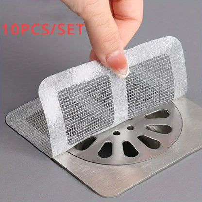 Hair2026 Edition Catcher 10 Pack Mesh Drain Filter Disposable Shower Sink Strainer For Bathroom Kitchen Keeps Drains Clear Fall