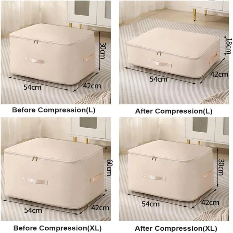 Large Capacity Compression Storage Bag - Household Organizers for Clothes & Quilts, Moisture-Proof
