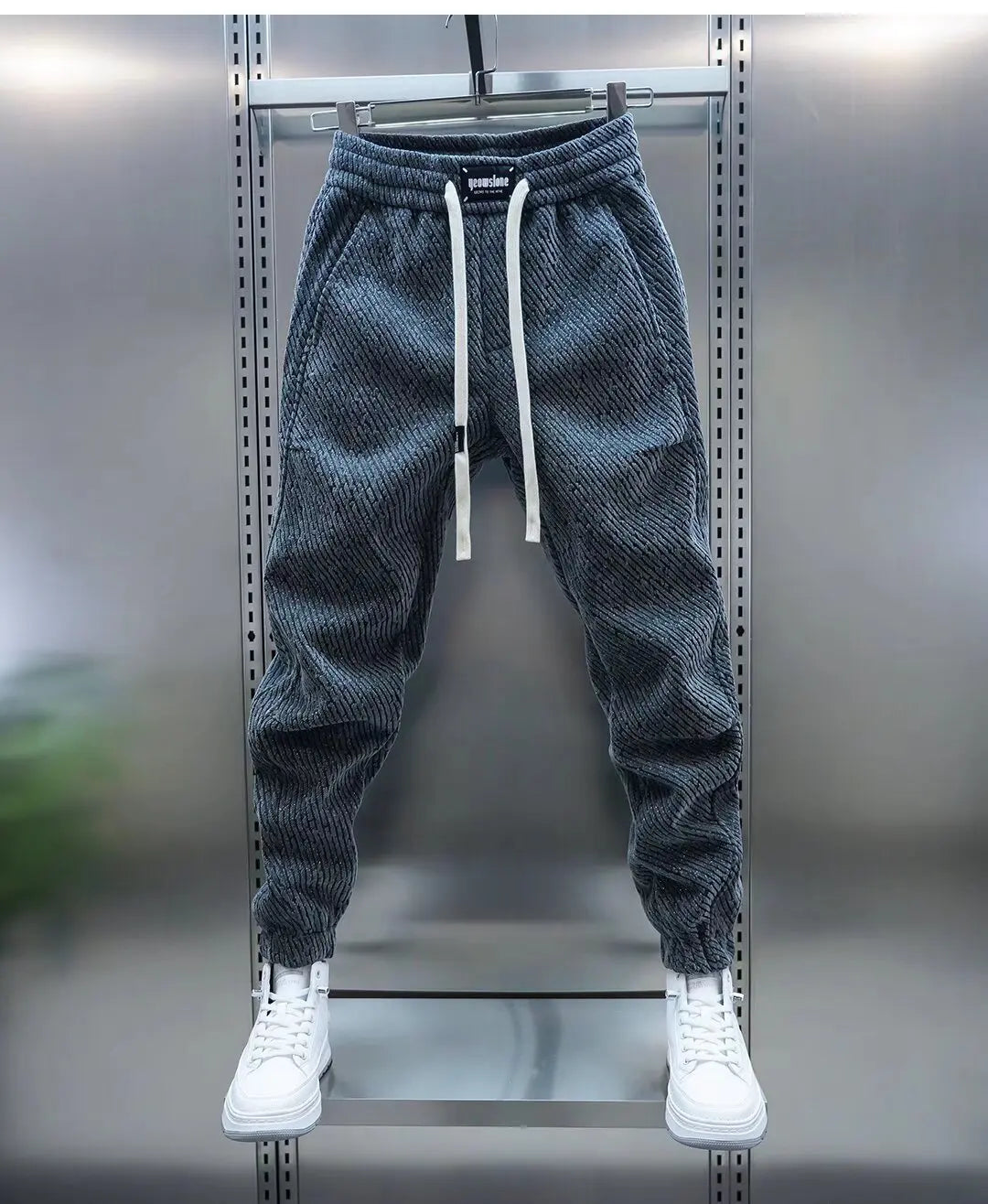 Variant image for Casual Patterned Men's Trousers with Adjustable Fit and Breathable Fabric, Modern Design for Stylish Comfort-6
