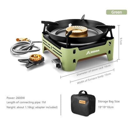 Travel-Friendly Camping Gas Stove With Ignition Butane Outdoor Cooker For Picnics And Hiking Fall 2026 Gear