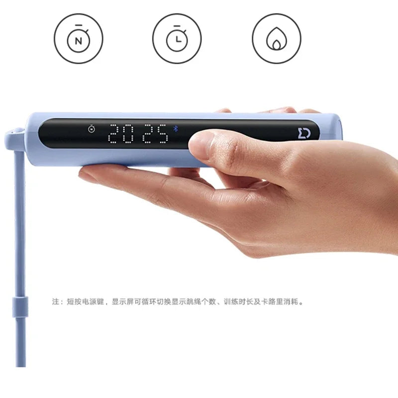 Smart Jump Rope Bluetooth 5.1 Fitness Rope Spring 2026 Household Workout Calorie Counting Weight Loss