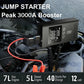 Starter Jump With Air Pump Car Jump Starter 3000A 150 PSI Inflator LED Light Fall 2025 Prep