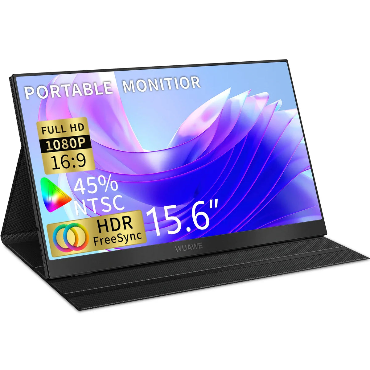 15.6 Inch Travel-Friendly Monitor USB C HDMI HDR Travel Screen