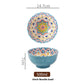 Ceramic Bohemian Rice Bowl Retro Noodle Bowl Kitchen Gift
